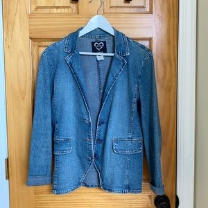 XOXO Denim Blazer